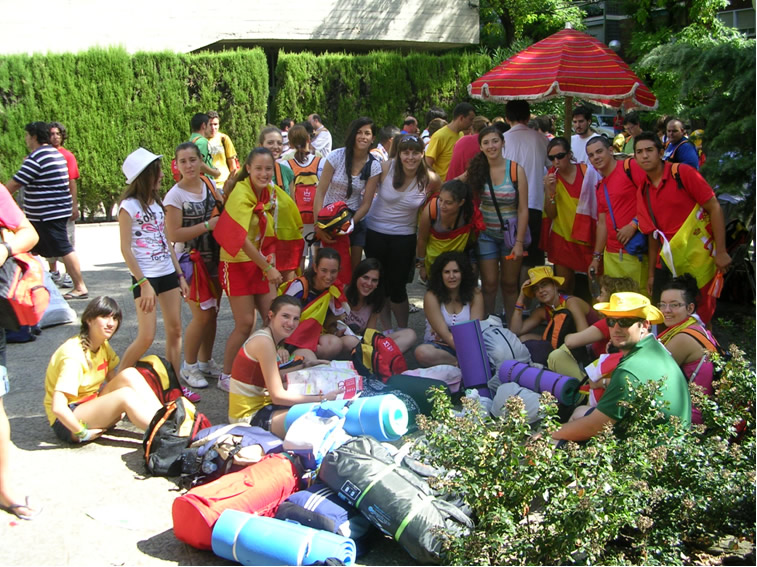Peregrinos de Membrilla en las JMJ