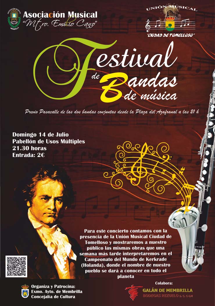 Un Festival de Bandas manchego para preparar la participación en el Campeonato del Mundo de Kerkrade