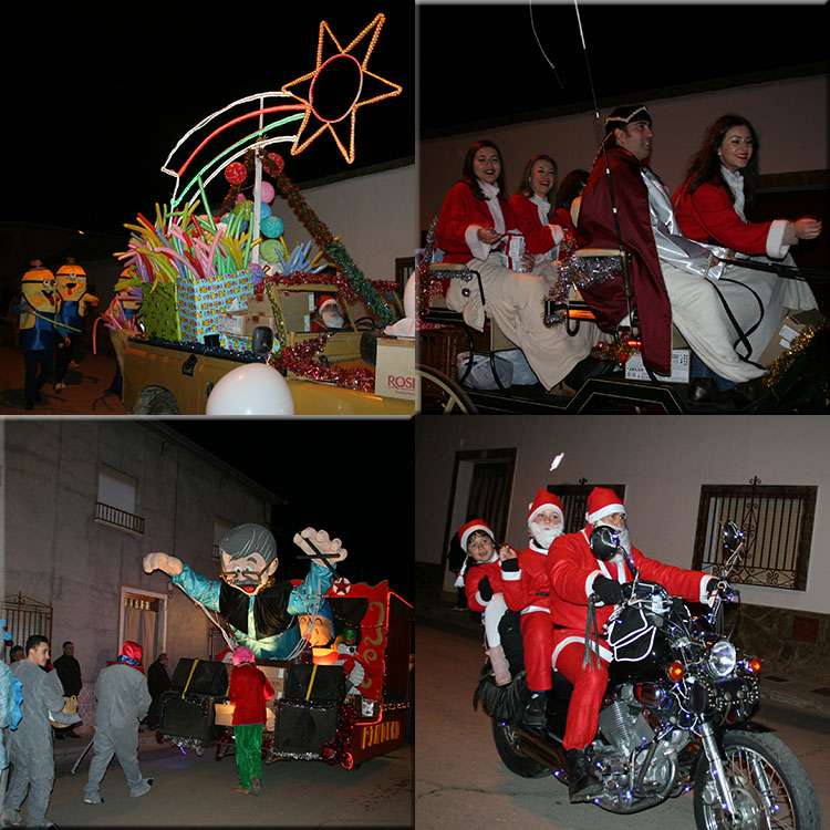 La cabalgata de Reyes recorre con premura las calles de Membrilla ante las previsiones meteorológicas