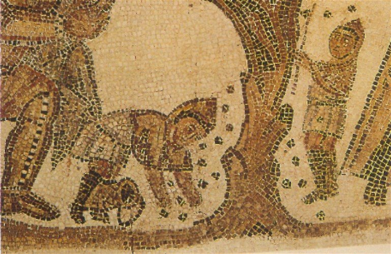 Mosaico Romano en Cartago. 