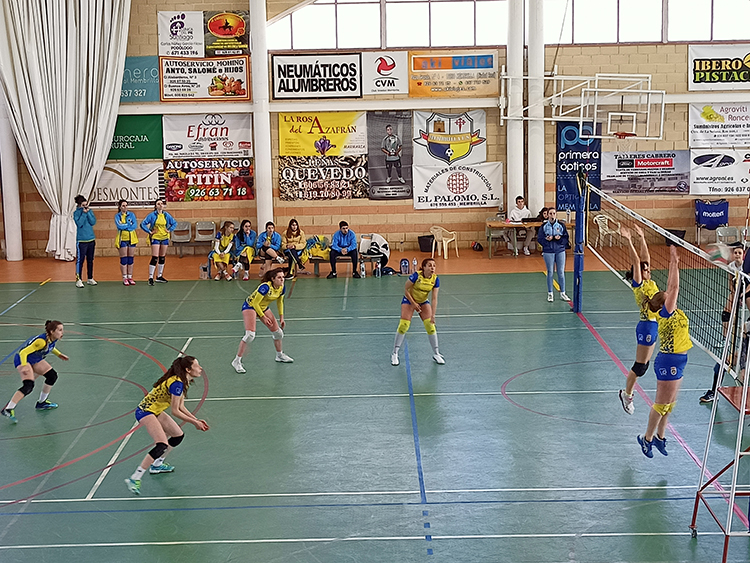 El voleibol de Membrilla se enfrenta a Tomelloso en dos partidos luchados hasta el último punto